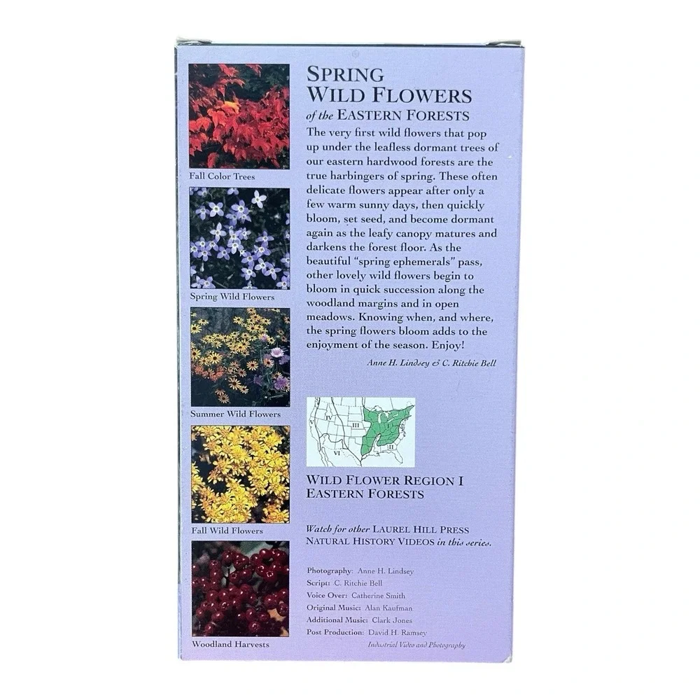 Spring‎ Wild Flowers Of The Eastern Forests Volume 1 VHS
